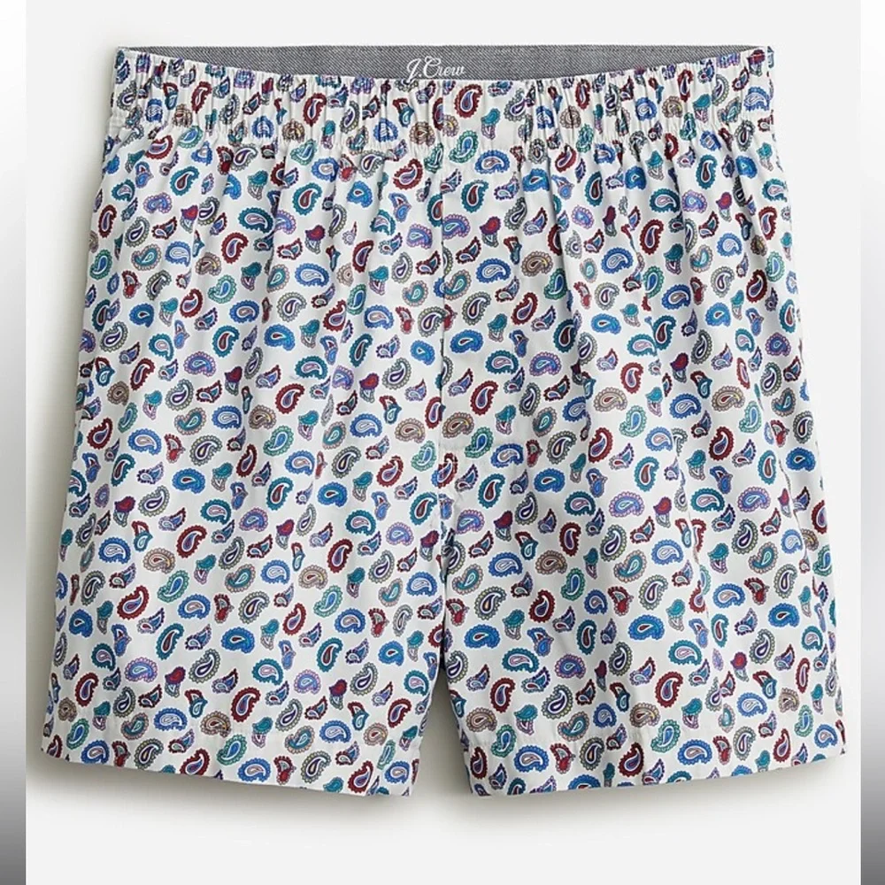 J.Crew Printed boxers Dalia Paisley Ivory Multi